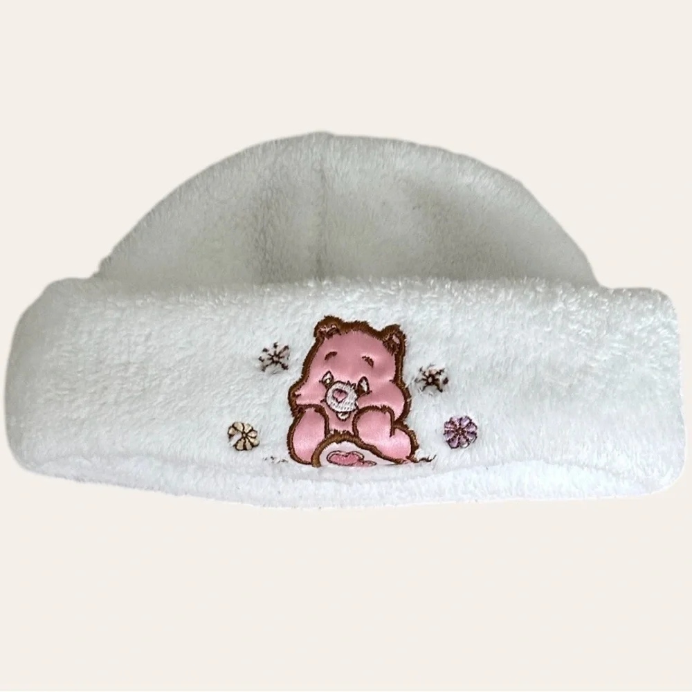 Y2K Care Bears Baby Infant Winter Beanie Hat Cap Like New Condition